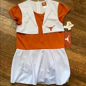 Girls Pom Cheer Texas UT Longhorn Outfit Dress CL